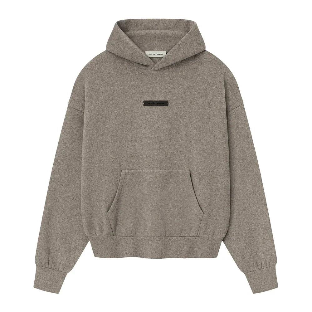 Fear of God Essentials Classic Fit Fleece Hoodie Homestead Heather