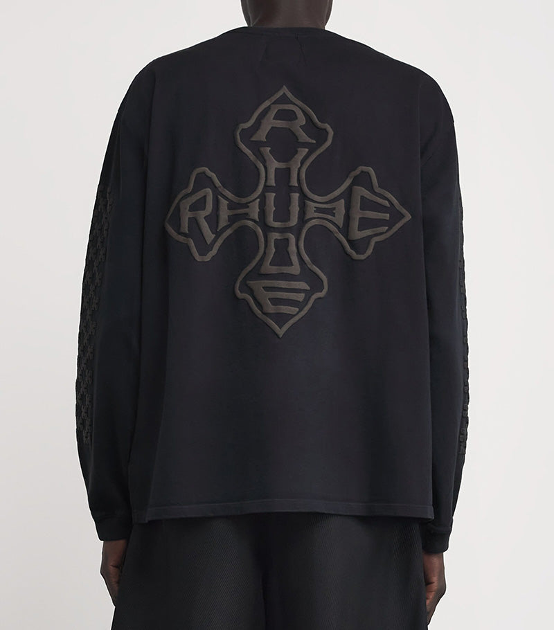 RHUDE Raised-Logo Cotton Sweatshirt