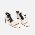Proenza Schouler White Braided Heel Sandal
