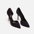 Celine Navy Suede Pumps