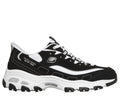 Skechers Slip-ins: D'Lites - Fan Girl, BLACK / WHITE