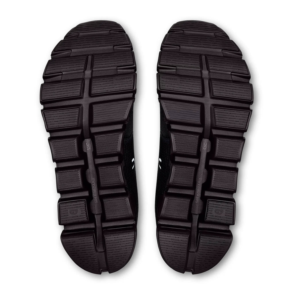On Running Cloud 6 All Black Athletic Shoes