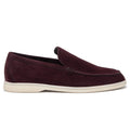 Loro Piana Summer Walk Suede Dark Roast Loafers