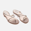 Rene Caovilla Silver Strappy Sandal