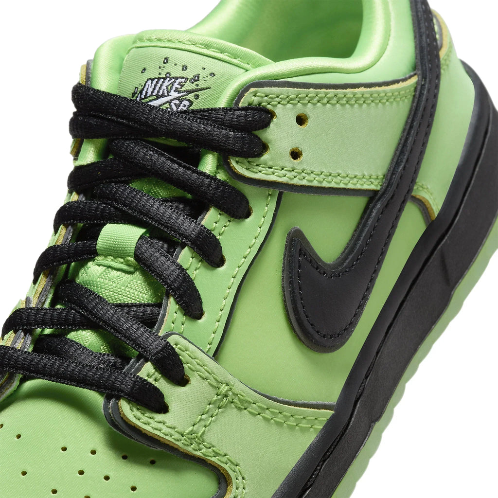 The Powerpuff Girls x Nike SB Dunk Low Buttercup (PS) Sneakers - Green