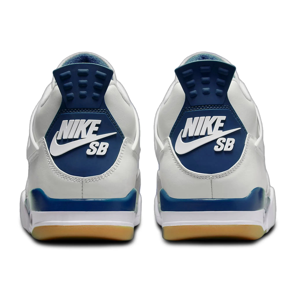 Nike SB x Air Jordan 4 White Navy Sneakers