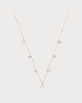 PERSEE Yellow Gold and Diamond 7-Stone Danae Necklace(Yellow Gold)