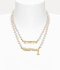 VIVIENNE WESTWOOD Amelia Necklace Brass(2 Colors)