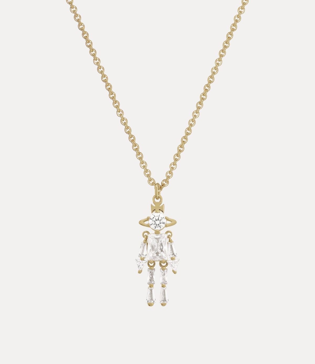 VIVIENNE WESTWOOD Issa Pendant Necklace Brass(Gold)