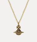 VIVIENNE WESTWOOD Victorine Pendant Necklace Brass(Antique Gold)